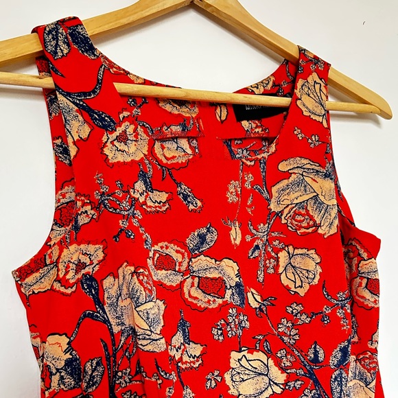 MINKPINK coral floral print summer dress - Picture 3 of 7